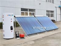 Высококачественная Электрическая Солнечная Система Горячего Водоснабжения Из Нержавеющей Стали,Отдельно Стоящая Рама,Вакуумная Трубка,Уличные Гаражи Для Гостиниц